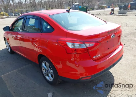 2013 Ford Focus Se из США, поврежденный, VIN 1FADP3F22DL121615